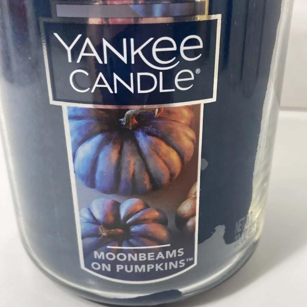 Yankee Candle Moonbeams On Pumpkins 22oz Jar Candle Discontinued Fragrance